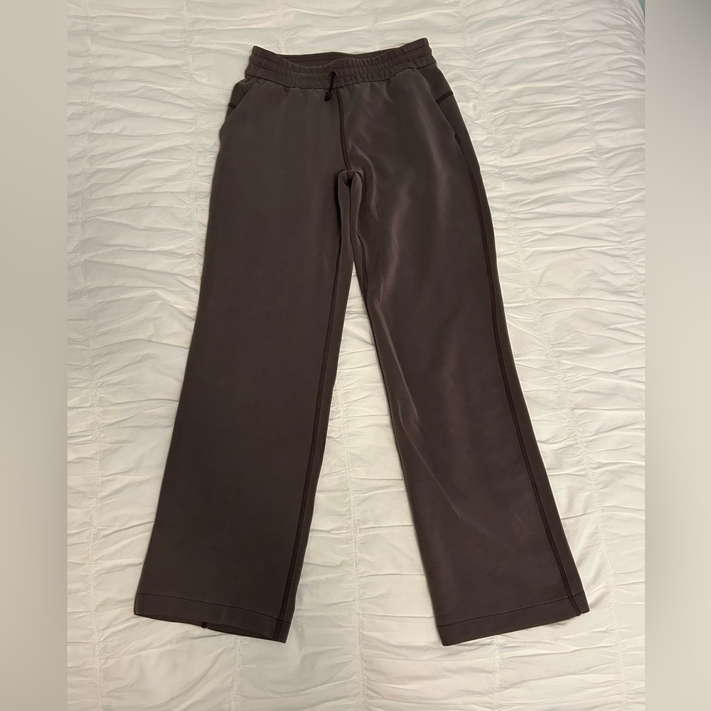 Lululemon Brown/Grey Soft Wide-Leg Athletic Pants